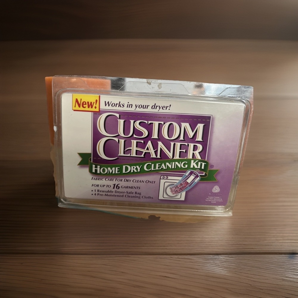 Custom Cleaner Home Dry Cleaning Kit Open Box Up To‎ 16 Garments Wool Silk dryer